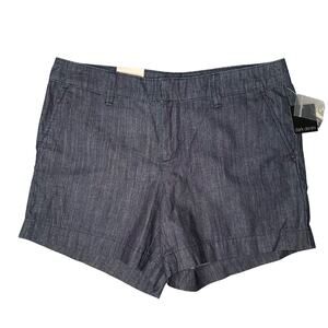 Gap Factory Shorts 10 Indigo Denim Hadley Slightly Curvy Cotton 4.5" Inseam